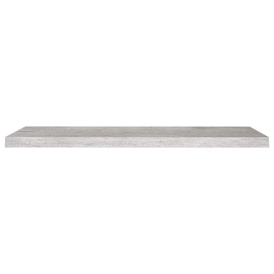 Wandschap zwevend 90x23,5x3,8 cm MDF betongrijs 1 90 x 23.5 x 3.8 cm