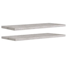 Wandschappen Zwevend 90X3,5X3,8 Cm Mdf Betongrijs 2 90 x 23.5 x 3.8 cm