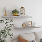 Wandplanken zwevend 2 st 90x23,5x3,8 cm MDF betongrijs