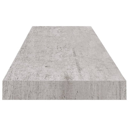 Wandschappen Zwevend 90X23,5X3,8 Cm Mdf Betongrijs 4 90 x 23.5 x 3.8 cm