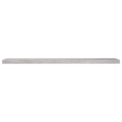 Wandschappen Zwevend 120X23,5X3,8 Cm Mdf Betongrijs 4 120 x 23.5 x 3.8 cm