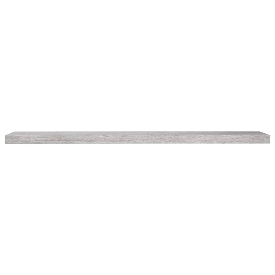 Wandschappen Zwevend 120X23,5X3,8 Cm Mdf Betongrijs 4 120 x 23.5 x 3.8 cm