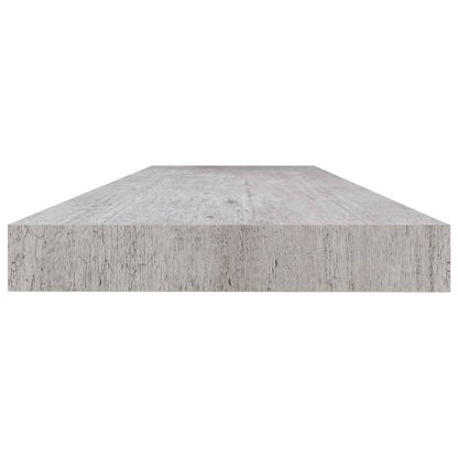 Wandschappen Zwevend 120X23,5X3,8 Cm Mdf Betongrijs 4 120 x 23.5 x 3.8 cm