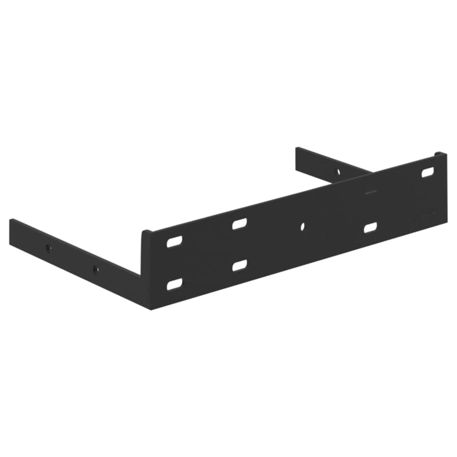 Hoekwandschappen 5X5X3,8 Cm Mdf 2 25 x 25 x 3.8 cm Betongrijs