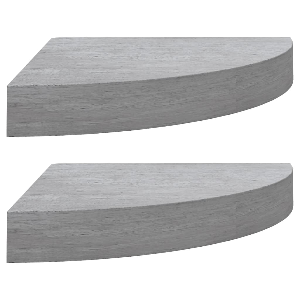Hoekwandschappen 35X35X3,8 Cm Mdf 2 35 x 35 x 3.8 cm Betongrijs