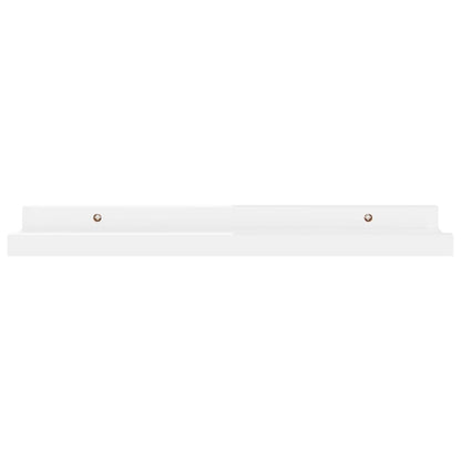 Wandschappen 2 40 x 9 x 3 cm Hoogglans wit
