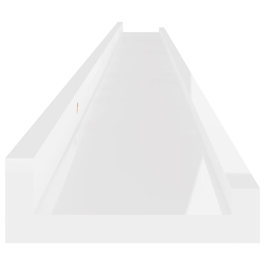 Wandschappen 2 115 x 9 x 3 cm Hoogglans wit