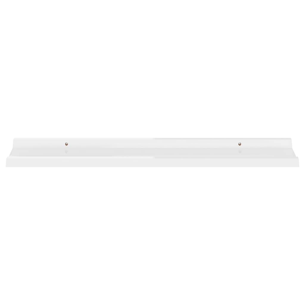 Wandschappen 4 80 x 9 x 3 cm Hoogglans wit
