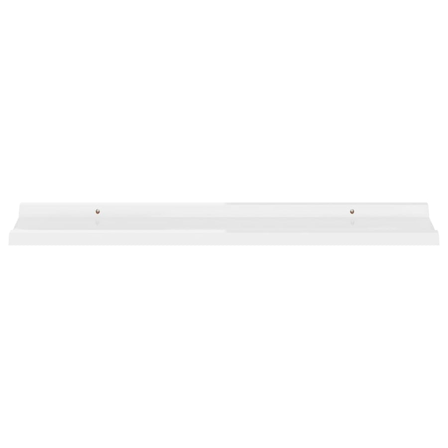 Wandschappen 4 80 x 9 x 3 cm Hoogglans wit