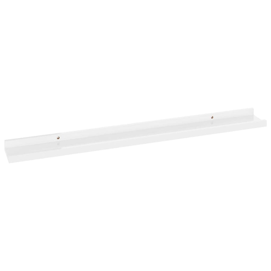 Wandschappen 4 80 x 9 x 3 cm Hoogglans wit