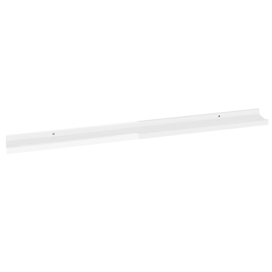 Wandschappen 4 100 x 9 x 3 cm Hoogglans wit