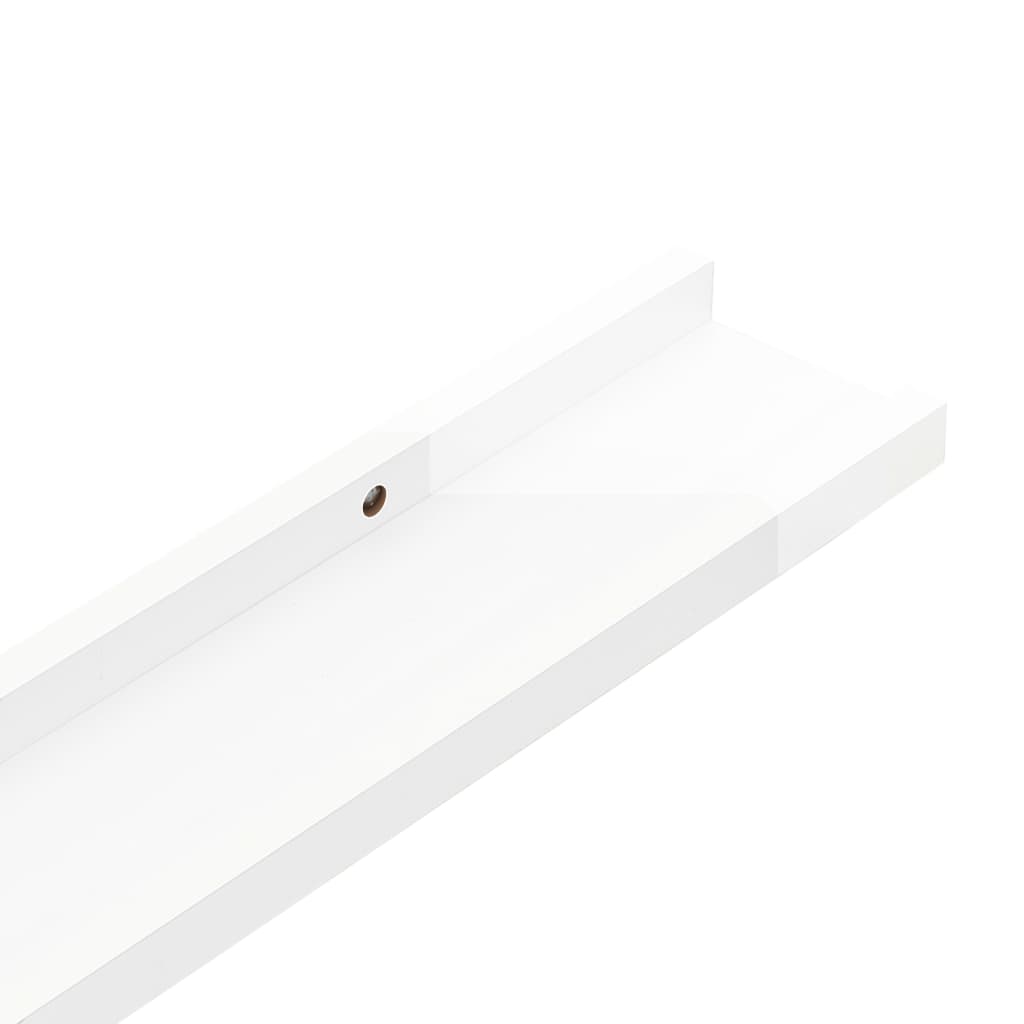 Wandschappen 4 100 x 9 x 3 cm Hoogglans wit