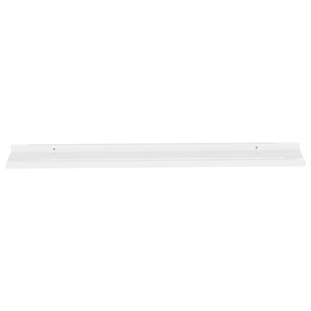 Wandschappen 4 115 x 9 x 3 cm Hoogglans wit
