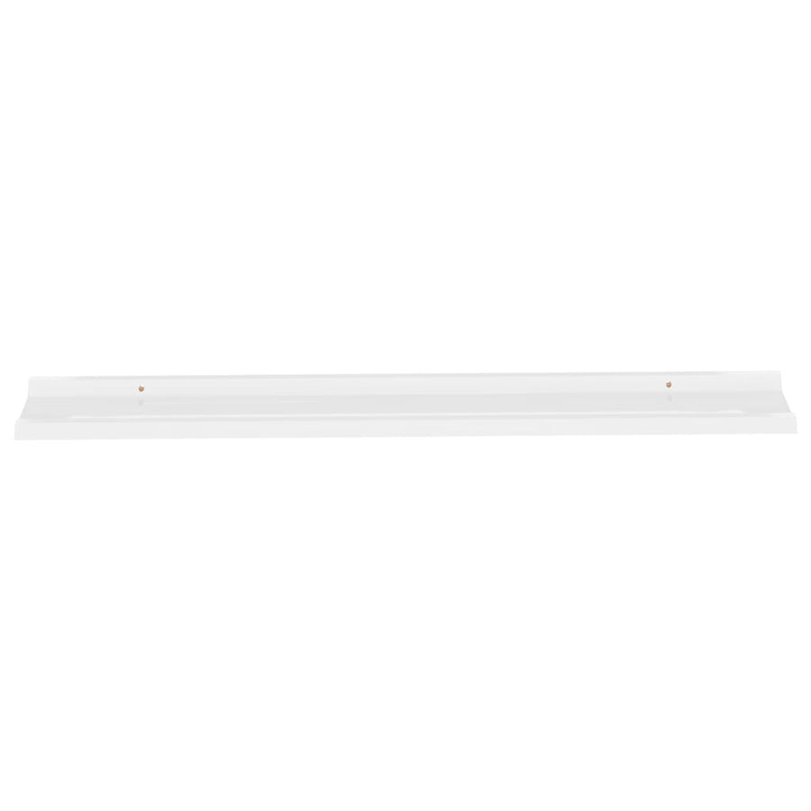 Wandschappen 4 115 x 9 x 3 cm Hoogglans wit