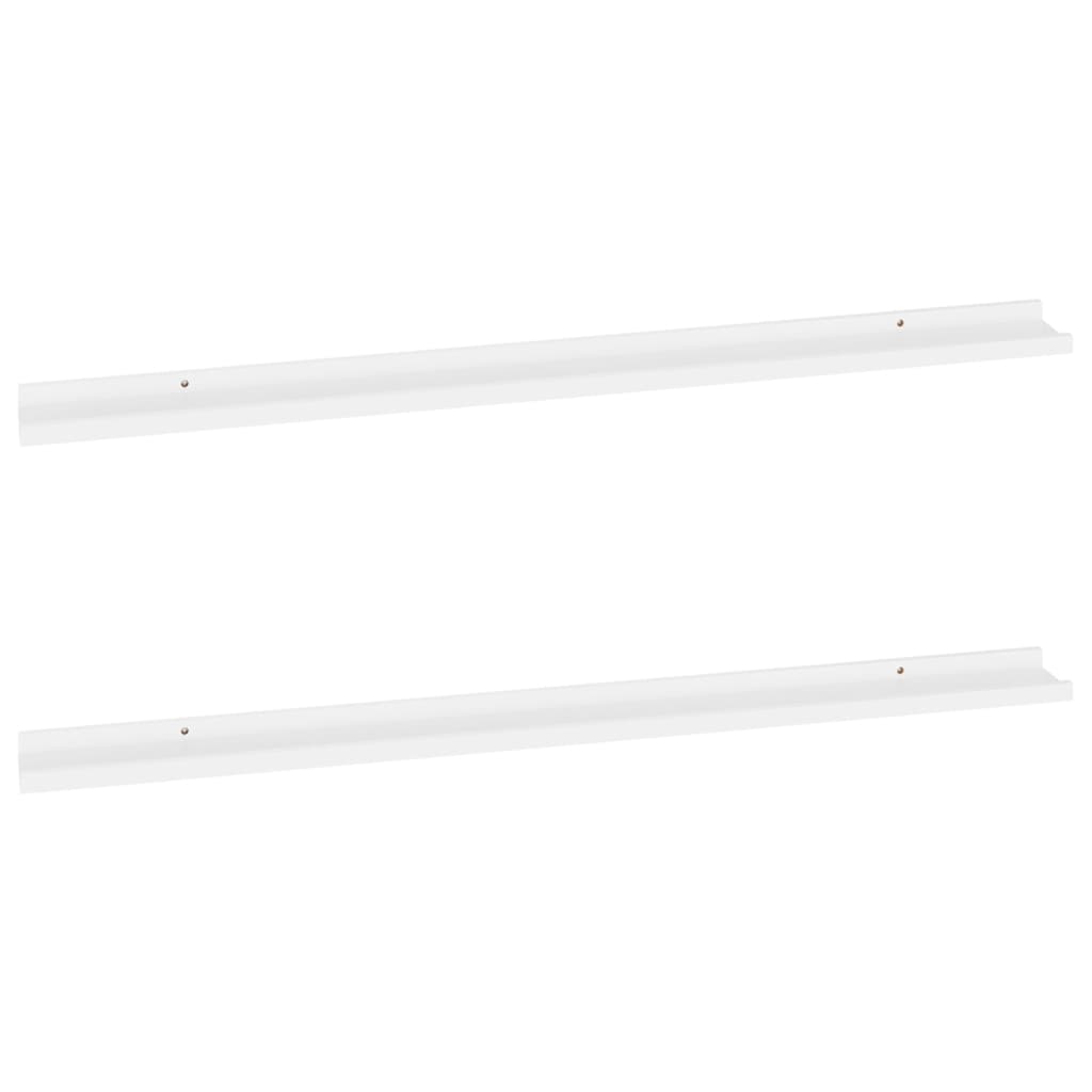 Wandschappen 2 115 x 9 x 3 cm Wit