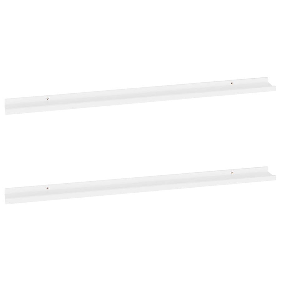 Wandschappen 2 115 x 9 x 3 cm Wit
