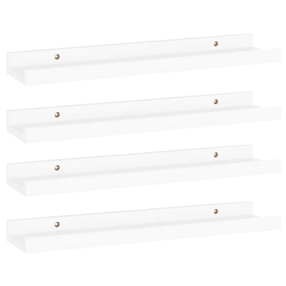Wandschappen 4 40 x 9 x 3 cm Wit
