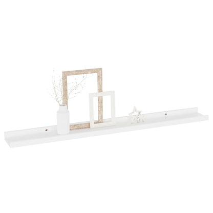 Wandschappen 4 80 x 9 x 3 cm Wit