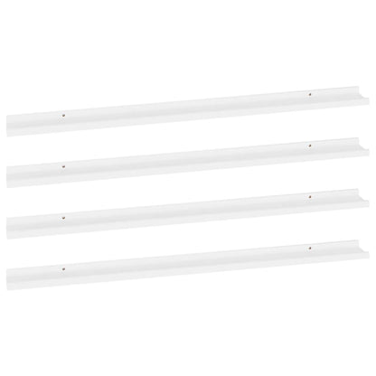 Wandschappen 4 115 x 9 x 3 cm Wit