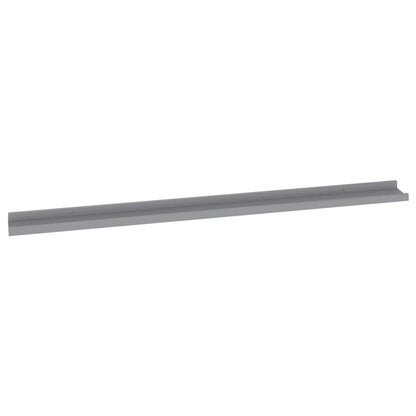 Wandschappen 2 115 x 9 x 3 cm Grijs