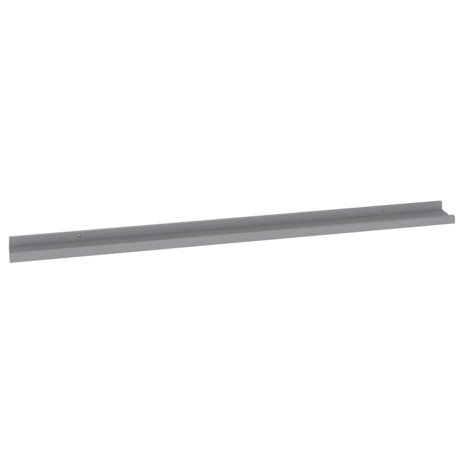 Wandschappen 2 115 x 9 x 3 cm Grijs