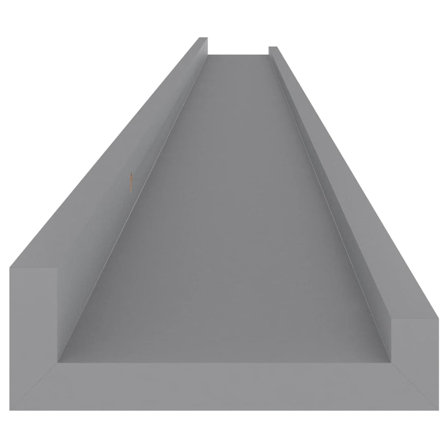 Wandschappen 2 115 x 9 x 3 cm Grijs