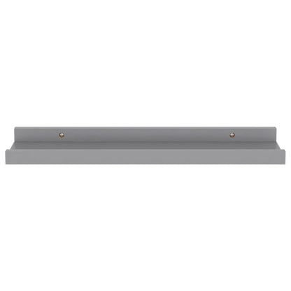 Wandschappen 4 40 x 9 x 3 cm Grijs