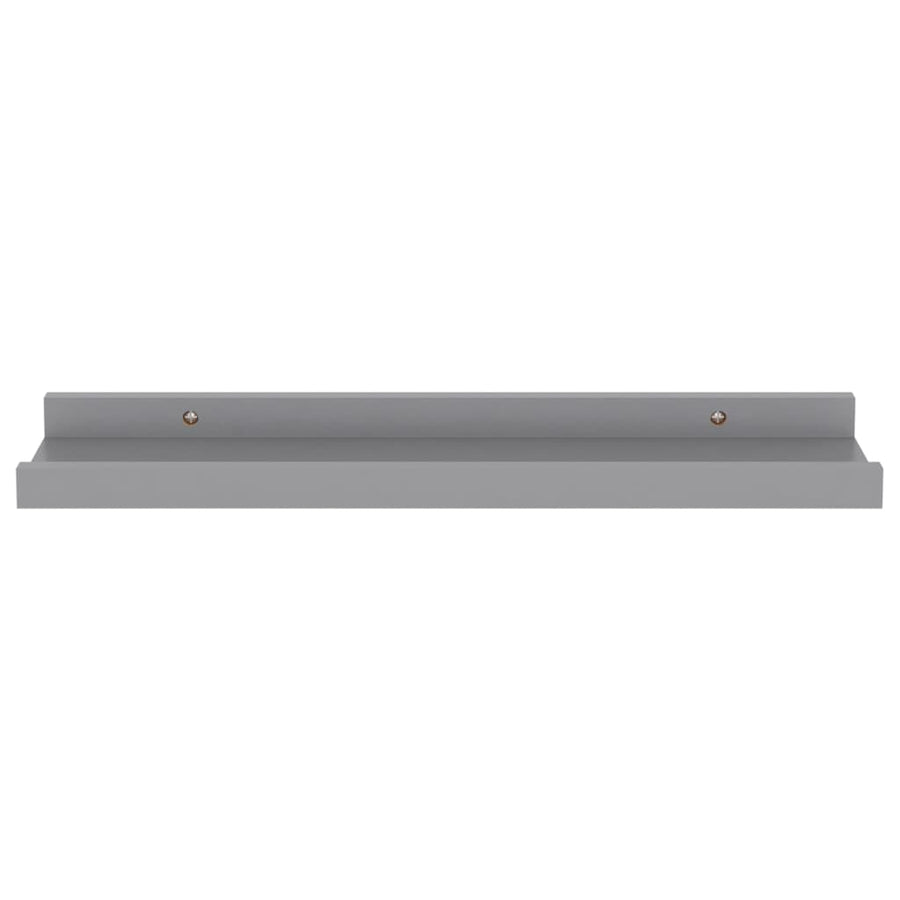 Wandschappen 4 40 x 9 x 3 cm Grijs