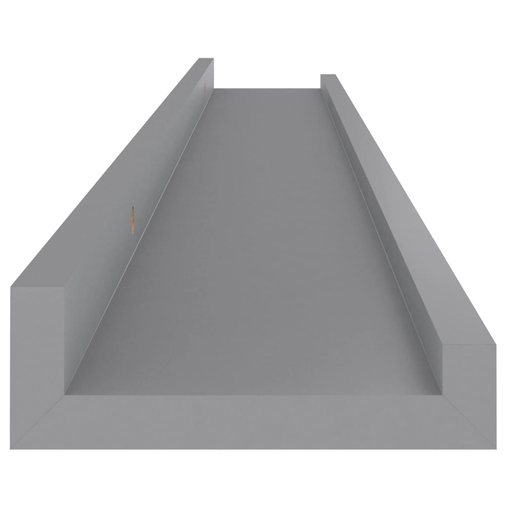 Wandschappen 4 80 x 9 x 3 cm Grijs