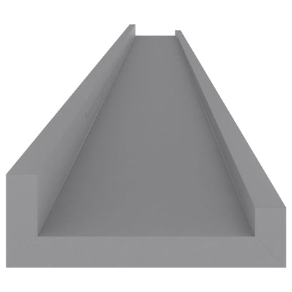 Wandschappen 4 115 x 9 x 3 cm Grijs