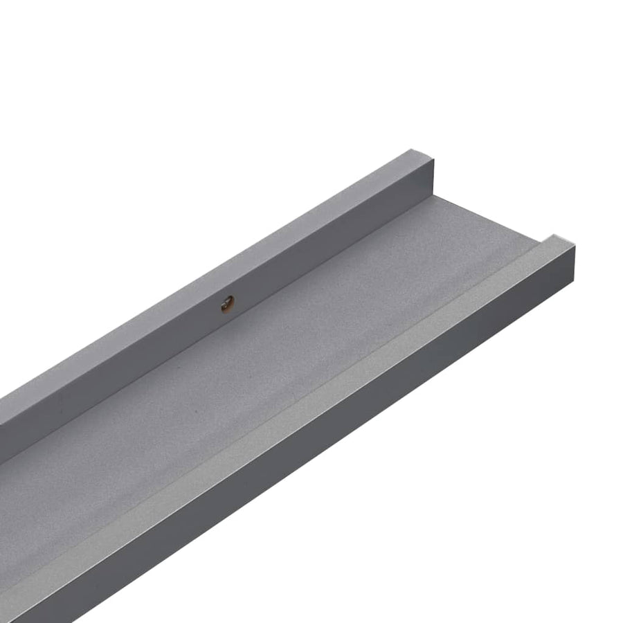 Wandschappen 4 115 x 9 x 3 cm Grijs