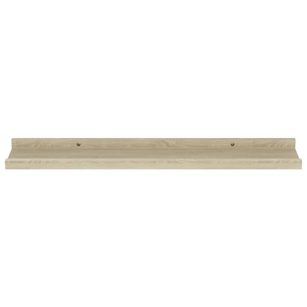 Wandschappen Kleurig 2 60 x 9 x 3 cm Sonoma eiken