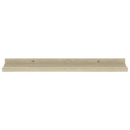 Wandschappen Kleurig 2 60 x 9 x 3 cm Sonoma eiken