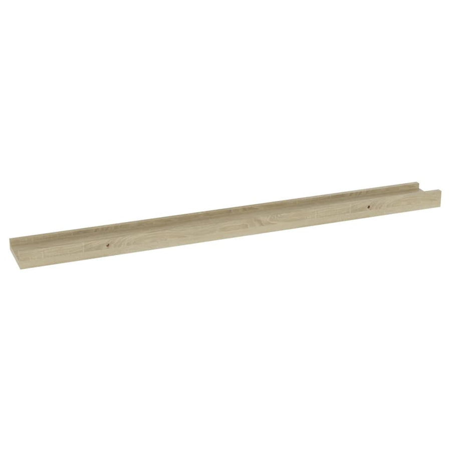 Wandschappen Kleurig 2 80 x 9 x 3 cm Sonoma eiken