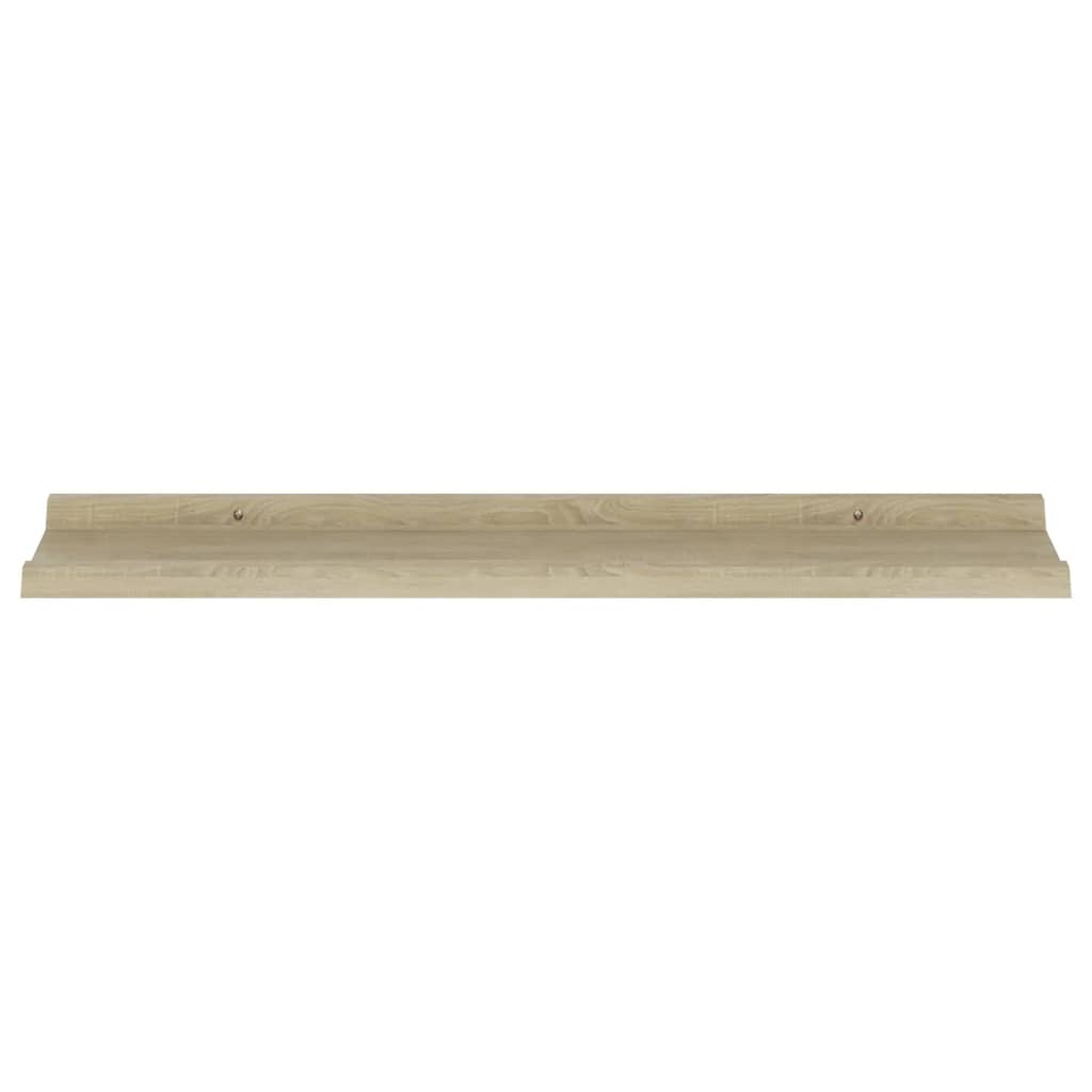 Wandschappen Kleurig 2 80 x 9 x 3 cm Sonoma eiken