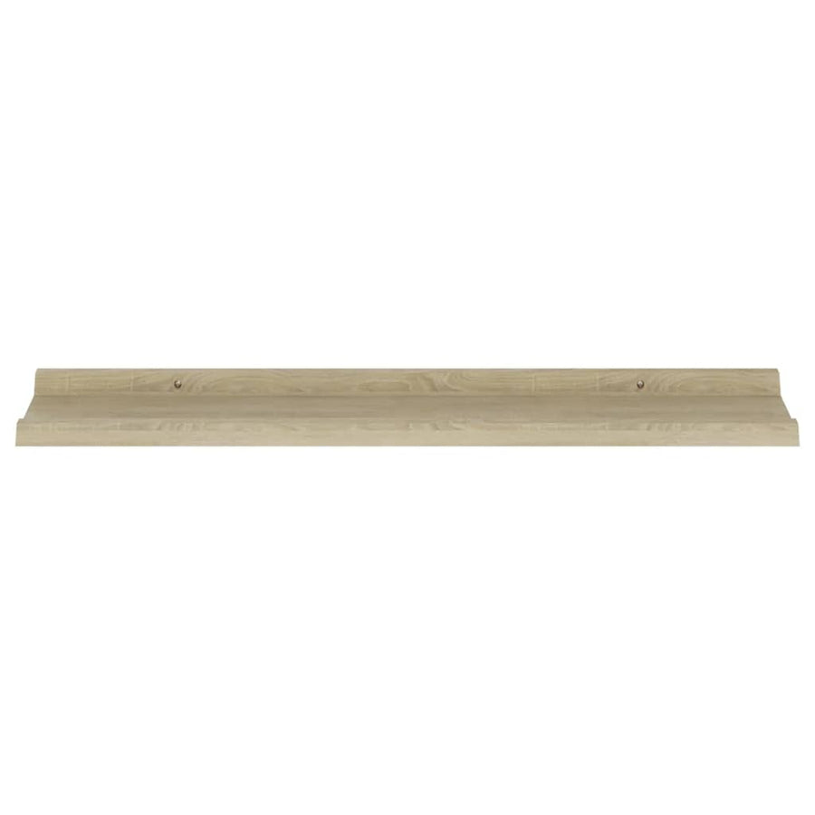 Wandschappen Kleurig 2 80 x 9 x 3 cm Sonoma eiken