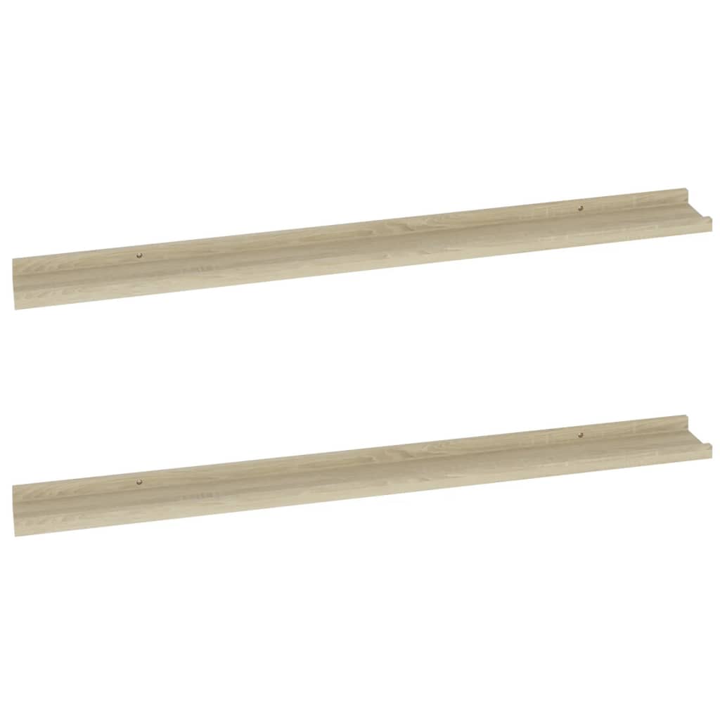 Wandschappen Kleurig 2 100 x 9 x 3 cm Sonoma eiken