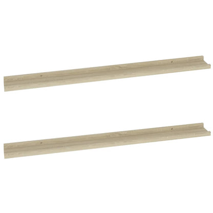 Wandschappen Kleurig 2 100 x 9 x 3 cm Sonoma eiken