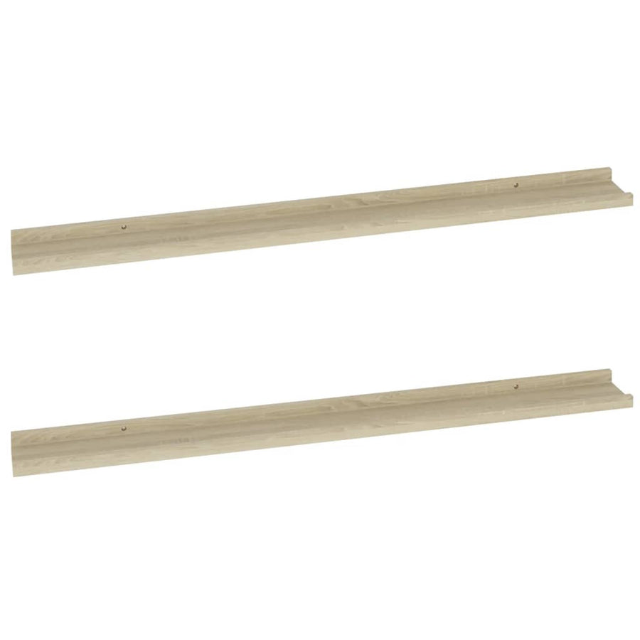 Wandschappen Kleurig 2 100 x 9 x 3 cm Sonoma eiken