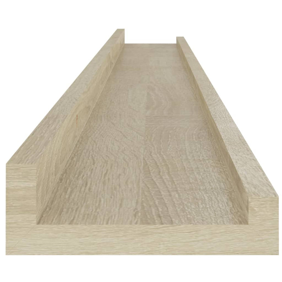 Wandschappen Kleurig 2 100 x 9 x 3 cm Sonoma eiken