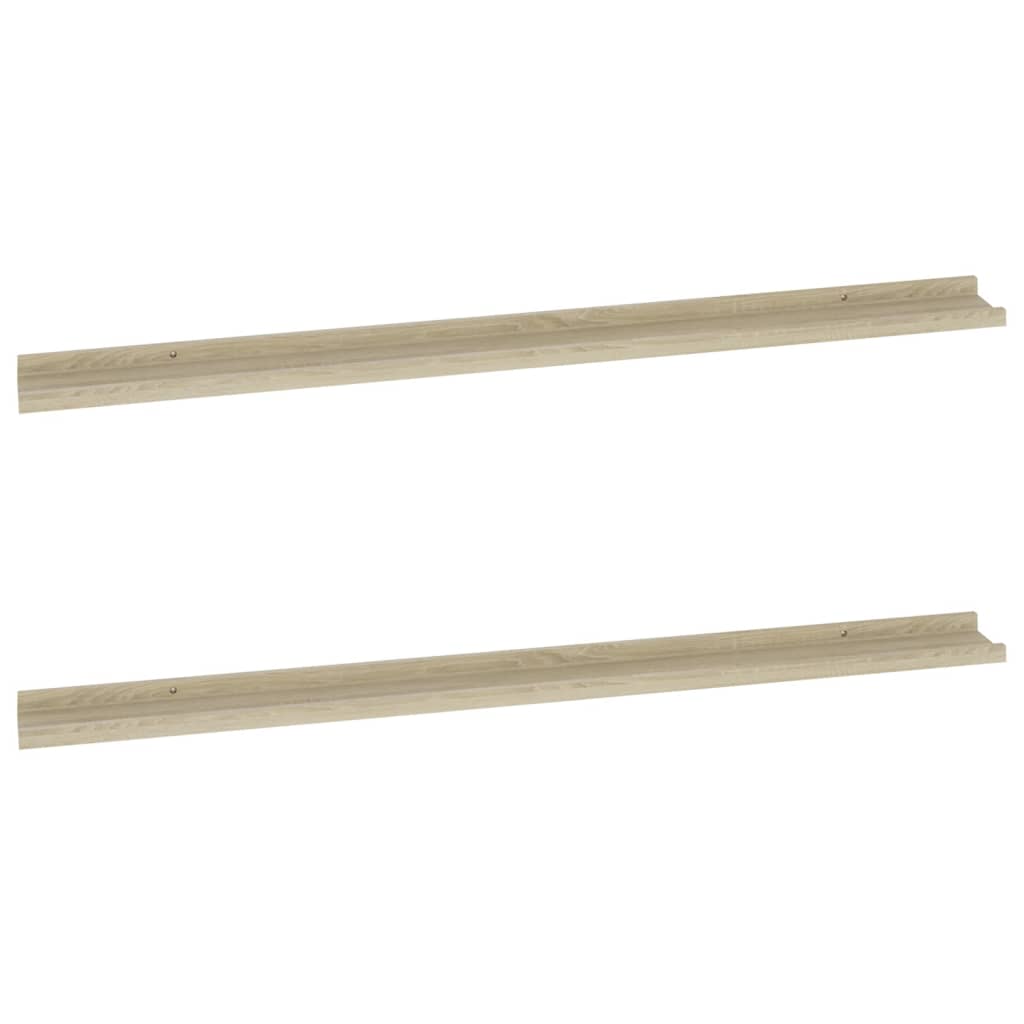 Wandschappen Kleurig 2 115 x 9 x 3 cm Sonoma eiken