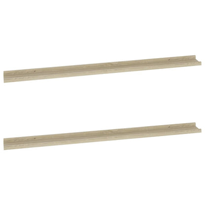 Wandschappen Kleurig 2 115 x 9 x 3 cm Sonoma eiken