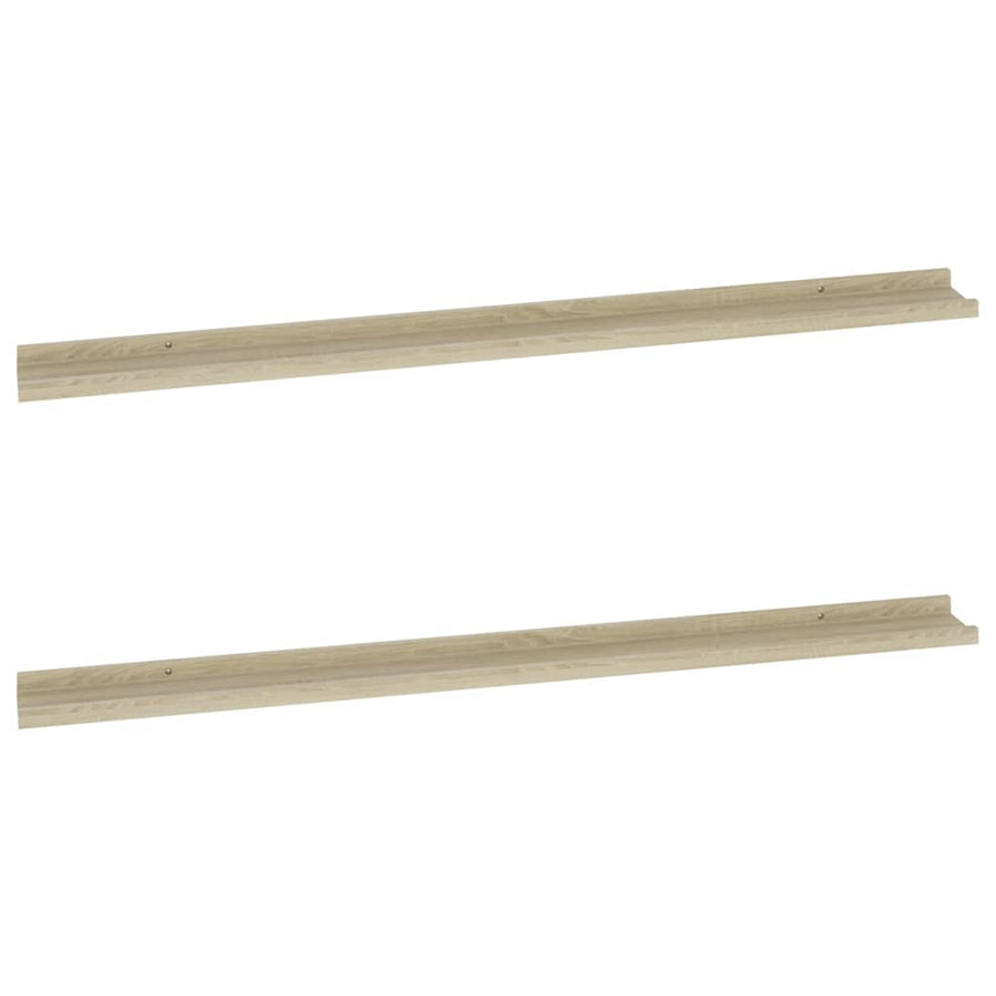 Wandschappen Kleurig 2 115 x 9 x 3 cm Sonoma eiken