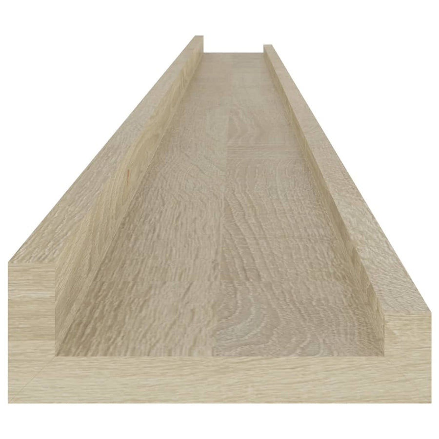 Wandschappen Kleurig 2 115 x 9 x 3 cm Sonoma eiken