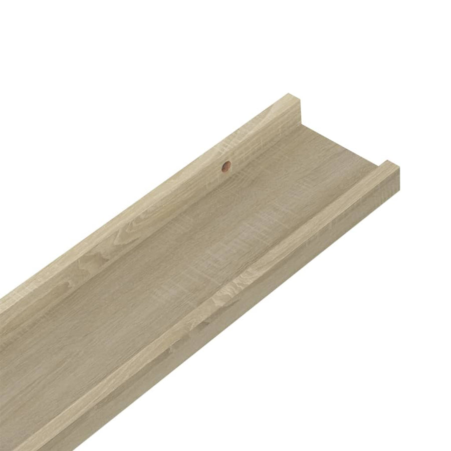 Wandschappen Kleurig 4 40 x 9 x 3 cm Sonoma eiken