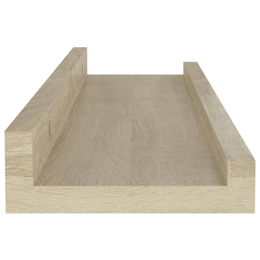 Wandschappen Kleurig 4 40 x 9 x 3 cm Sonoma eiken