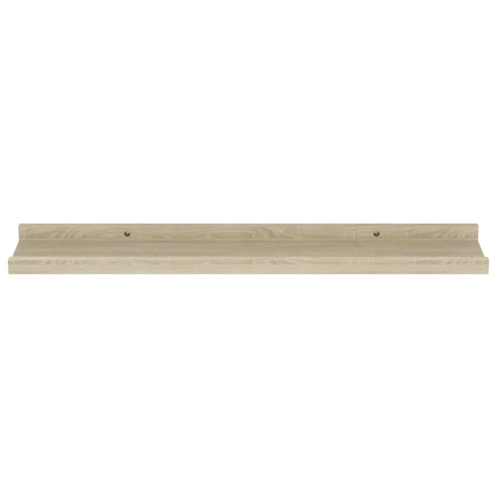 Wandschappen Kleurig 4 60 x 9 x 3 cm Sonoma eiken