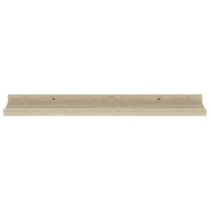 Wandschappen Kleurig 4 60 x 9 x 3 cm Sonoma eiken
