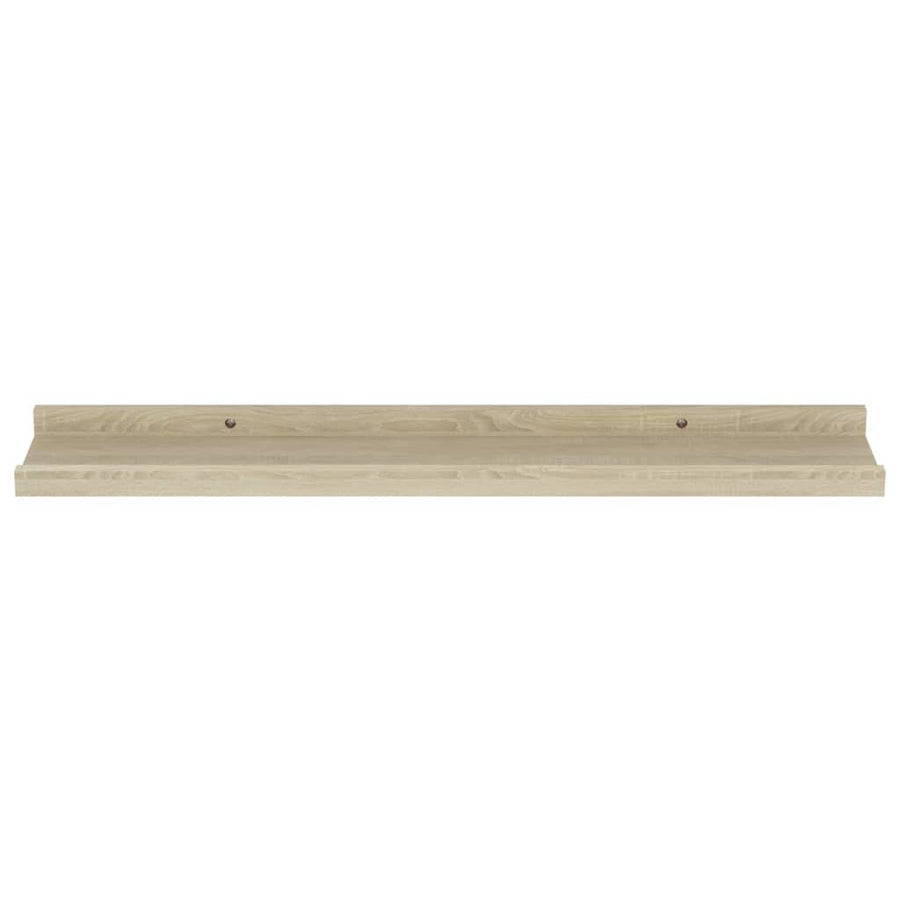 Wandschappen Kleurig 4 60 x 9 x 3 cm Sonoma eiken