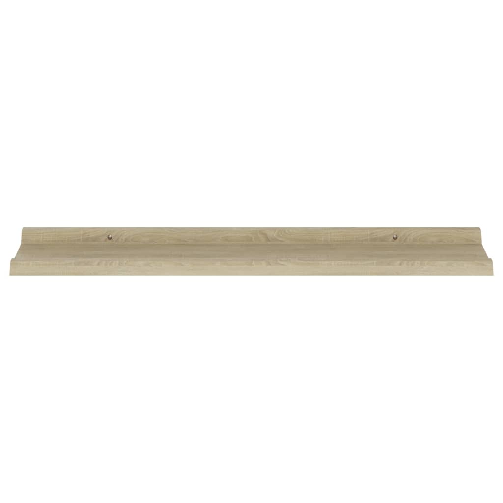 Wandschappen Kleurig 4 80 x 9 x 3 cm Sonoma eiken